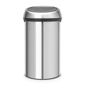 Brabantia 60 Litre Touch Bin Matt Steel