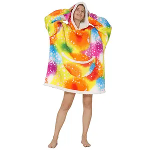 Adult Oversized Hoodie Blanket Soft Fleece One Size Fits All