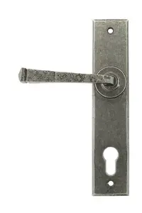 From The Anvil Pewter Avon Lever Espag. Lock Set