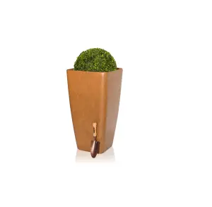 Primrose Aged Rust Flared Square Planter Plant Pot 76cm