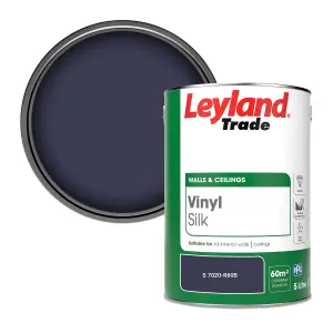 Leyland Trade Vinyl Silk Walls & Ceilings Emulsion Paint (S 7020-R60B) - 5L