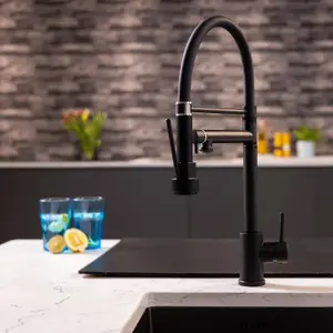 flode Mang Multi Use Kitchen Mixer Tap Matt Black