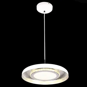 Luminosa Gan LED Pendant Light 12W 4000K 840lm White