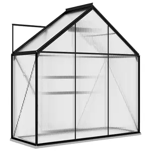 Berkfield Greenhouse Anthracite Aluminium 1.33 m2