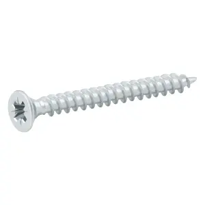 Diall Double-countersunk Zinc-plated Carbon steel Screw (Dia)4mm (L)40mm, Pack of 20