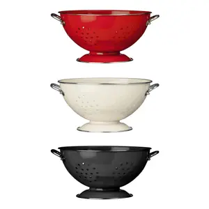 Maison by Premier Red Enamel Colander