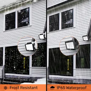 Integrated PIR LED floodlight with faster connector 30W, 3000 Lumens, IP65, Day Light 6500K