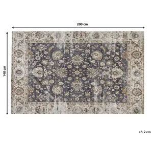 Area Rug 140 x 200 cm Multicolour PELITLI