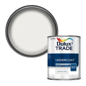 Dulux Trade Brilliant white Metal & wood Undercoat, 1L