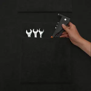 Fabric Tool Storage Pouches - Black