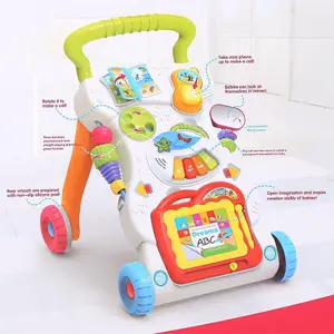 2 in 1 Baby Walker & Table Musical Walker Pull & Twist Toys My First Walker Baby Walker