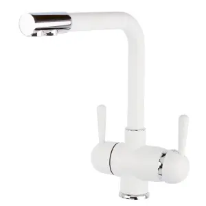 Hommix Parma White 3-Way Tap (Triflow Filter Tap)