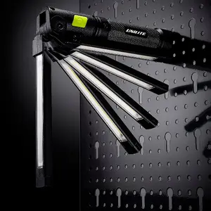 Unilite IL-925R USB Rechargeable Folding Inspection Light - 925 Lumen - 41 Metre Beam Range - IP54 / IK07