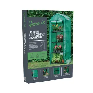 Westland Plastic Grow It Premium 4 Tier Compact Growhouse