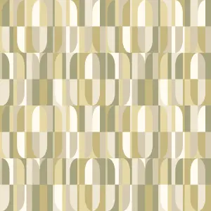 Hoopla Walls Building Blocks Olive Mix Smooth Matt Wallpaper