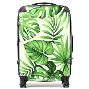 Exotic Palm Leaves Suitcase - Medium