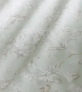 Mia Double Duvet Cover Bedding Bed Set Floral Duck Egg Green