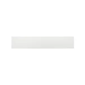 GoodHome Artemisia Matt white Matt white classic shaker Standard Appliance Filler panel (H)115mm (W)597mm