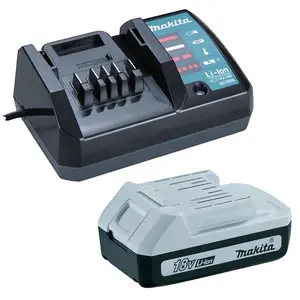 Makita BL1815G 18v G-Series 1.5ah Lithium Ion Battery + DC18WA Charger