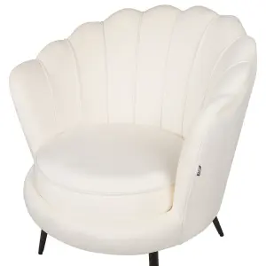 Armchair LOVIKKA Velvet Off-White