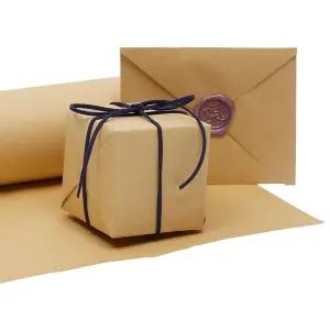 100 Sheets Of 19 x 29.5" Large Sheets Of Brown Kraft Wrapping Paper