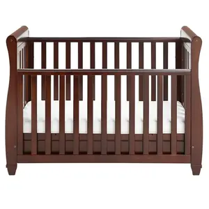 Eva Cot Bed Brown