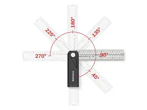 Hultafors Quattro Adjustable Bevel Square for Precision Angles