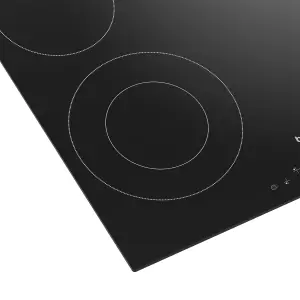 Beko HIC164402T 59cm Ceramic hob - Black