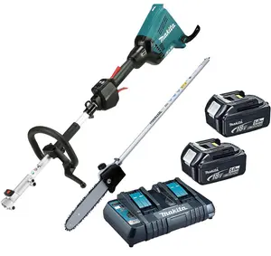 Makita DUX60PT2 Brushless 18v / 36v Cordless Split Shaft Multi Tool & Chainsaw