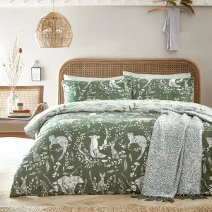 furn. Buckthorn Woodland Reversible Duvet Cover Set