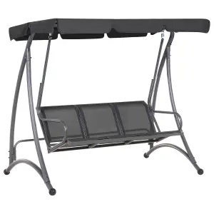 Patio Swing BOGART Metal Black