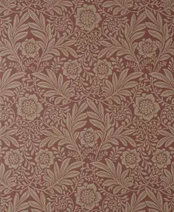 Crown Camille Damask Red Wallpaper M1746