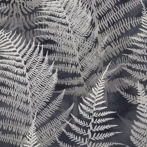 Clarissa Hulse Woodland Fern Charcoal Smooth Wallpaper