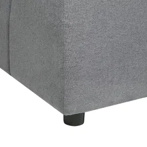 Corner Sofa TOMRA Dark Grey Fabric Right Hand