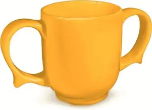 Wade Dignity Two Handled Ceramic Mug - Yellow