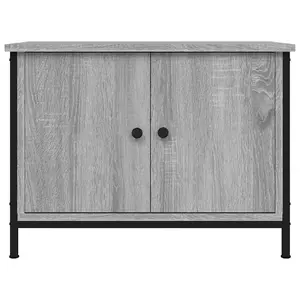 Berkfield TV Cabinet with Doors Grey Sonoma 60x35x45 cm Engineered Wood