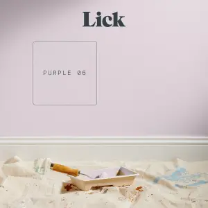 Lick Purple 06 Matt Emulsion paint, 2.5L