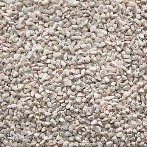 Rose Glacier Bulk Bag 850 kg Premium Chippings - 14-20 mm Creamy-Rose Toned Gravel - L10 x W10 x H8 cm