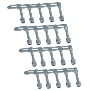 Antiluce Drop Catch Anti-Luce Fasteners M12 x 75mm Tail Gate Trailers Gates 20pc