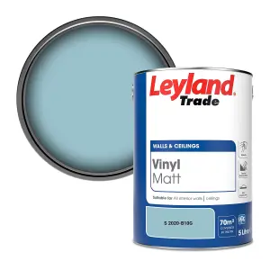 Leyland Trade Vinyl Matt Walls & Ceilings Emulsion Paint (S 2020-B10G) 5L