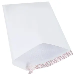 100 x Size 5 (205x245mm) White Padded Bubble Lined Secure Self Sealing Peel & Seal Mailing Postal Envelopes