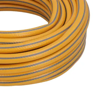 Hozelock Starter Garden Hose Pipe 12.5mm 15m PVC Watering Yard & Fittings