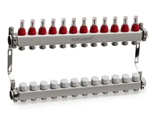 Fastwarm 12 Port Underfloor Heating Manifold