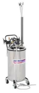 Sealey Fuel Tank Drainer 90L Stainless Steel TP201