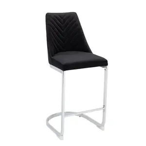 Pires Bar Stool (Set of 2) Black