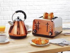 Cookworks Pyramid Kettle - Copper