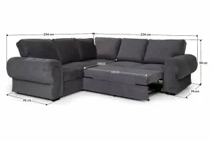 Furniture Stop - Nikaro Large Double Corner Sofa Bed