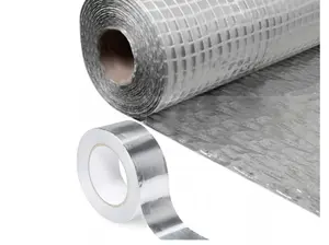 Trade Store Vapour Barrier Membrane 1m + Aluminium Tape Set - Insulating Aluminium Foil Barrier