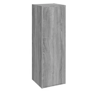 Berkfield Wall-mounted TV Cabinet Grey Sonoma Engineered Wood