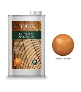 Fiddes - Decking Oil - 5 Litre - Harvest Brown